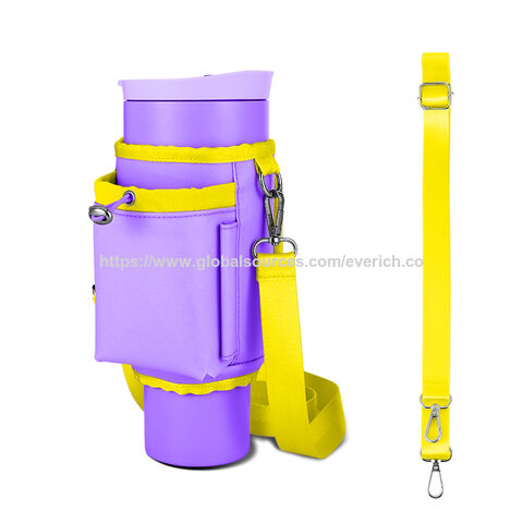 Funda Portavasos Cruzada Infantil con Correa Ajustable para Cajas de Jugo y Vasos de 40oz - Accesorio Infantil