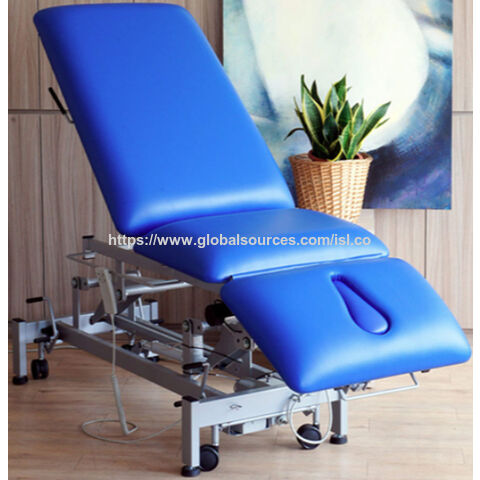 Hochflexible, motorisierte Physiotherapieliege