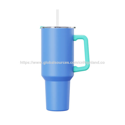 Vaso Térmico de Acero Inoxidable de 1.2L con Aislamiento al Vacío, Tapa con Pajita y Doble Pared para Coche, Oficina, Viajes y Uso al Aire Libre