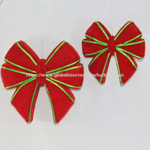 Samtschleife zum Fabrikpreis für Weihnachtsdekoration