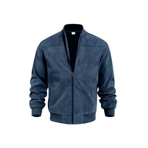 Autumn & Winter Men's Jacket Coat Suede Solid Color Zipper Jacket Casual Vintage Long Sleeve Cardigan Outerwear for Men for sale at factory direct price