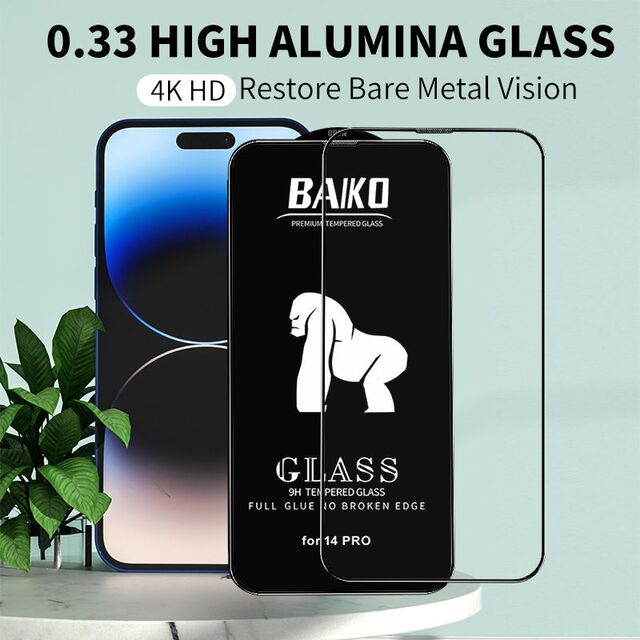 Baiko Para iP17 Pro Max Anti-impressão digital Matte Anti-reflexo Vidro Temperado ip 16 Pro 11 12 Protetor de Tela de Vidro for sale at factory direct price