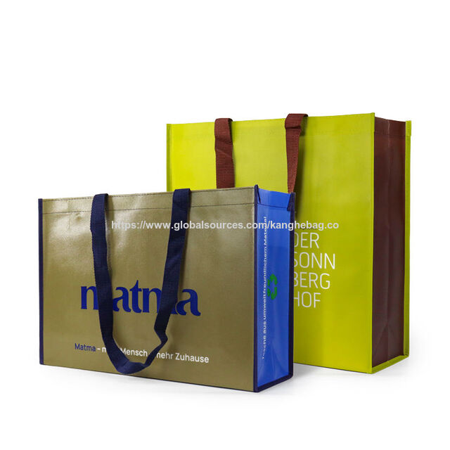 Venta directa de fábrica China, bolsa de compra reutilizable laminada no tejida con diseño de dibujos animados