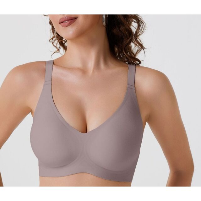 Nahtloser BH in europäischer Größe - Drahtloser Bestseller mit englischem Etikett, bequeme, ungefütterte Unterwäsche für Damen for sale at factory direct price