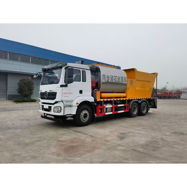 SHACMAN Intelligenter, synchroner 10-Rad-Asphalt-Splittstreuer für den Straßenbau zu verkaufen - Asphalt- und Zuschlagstoffverteiler for sale at factory direct price