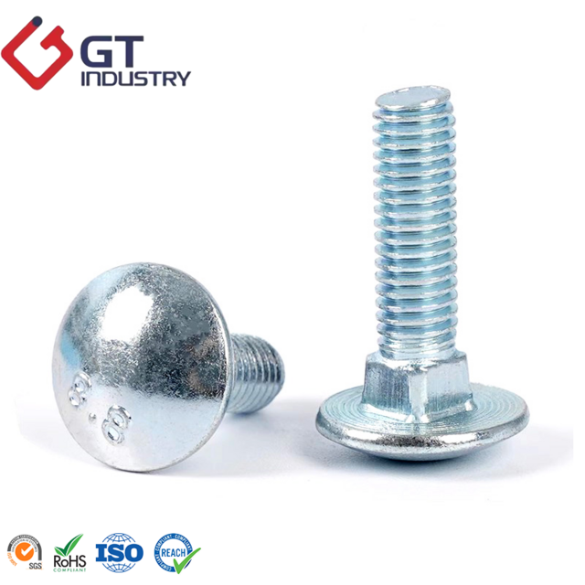 High Strength Grade Zinc Plated Carriage Bolt For Bridge And