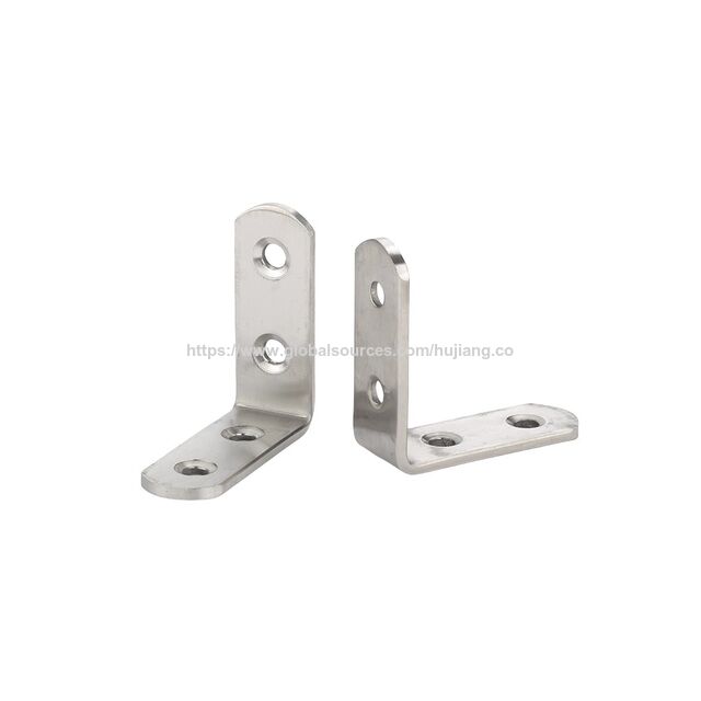 304 Stainless Steel Corner Bracket 90 degree right angle fastener