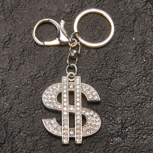 Gantungan Kunci Simbol Dolar Logam Terlaris Desain Mata Uang Amerika Serikat for sale at factory direct price
