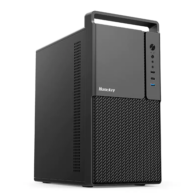 Huntkey Simple Businee Style Computer Chassis PC Case Support M-ATX Mini-ITX Motherboard
