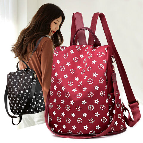 Leichter Reiserucksack, schlichter schwarzer Rucksack, wasserabweisender Rucksack für Damen for sale at factory direct price