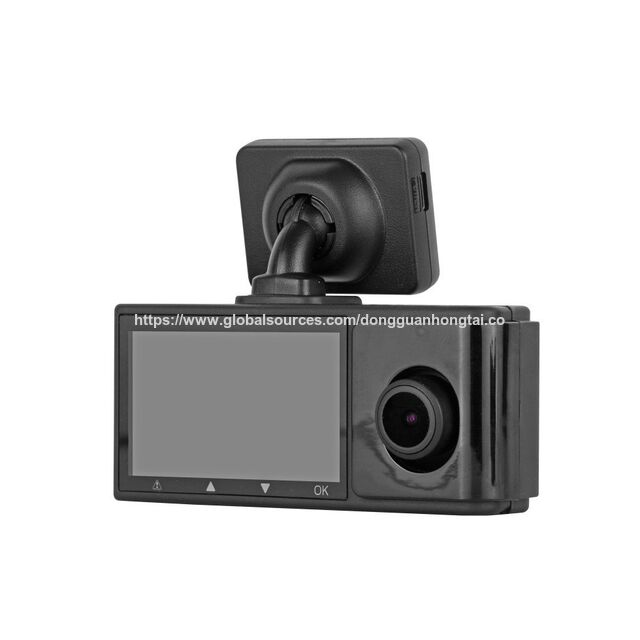2025 Vente en gros Pas cher 1080P Deux en un Double caméra WIFI BLE GPS 2.45'' LCD S/ony Capteur Caméra arrière Entheret