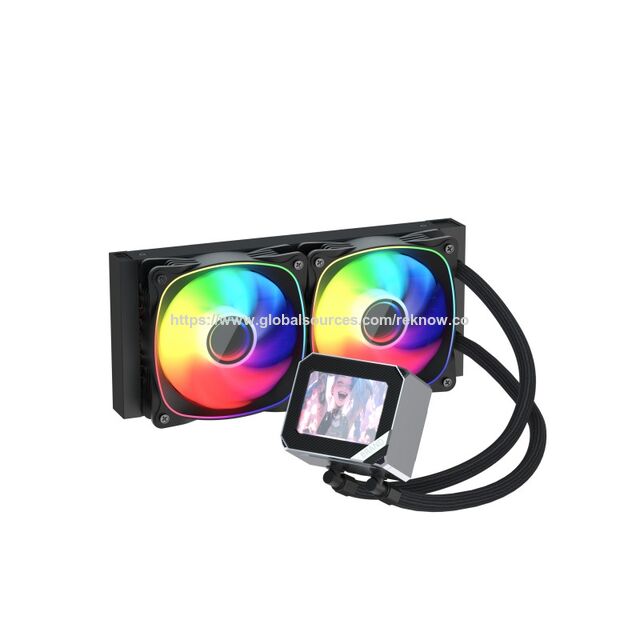 Reknow AIO 240mm 360mm Refroidisseur Liquide CPU Refroidisseur 12V PWM LED RGB Radiateur Gaming PC Refroidissement à Eau pour CPU Intel AMD for sale at factory direct price