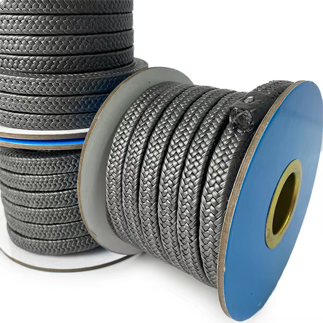 حشوة غدة PTFE مقاومة للمواد الكيميائية عالية النقاء لتعبئة معدات الأدوية أسود for sale at factory direct price