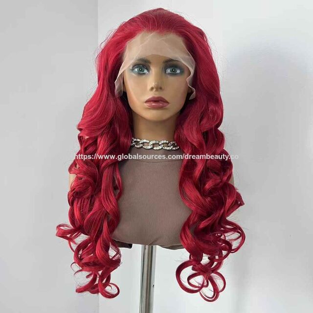 Wholesale New Design Synthetic Hair Wigs Custom Colors High