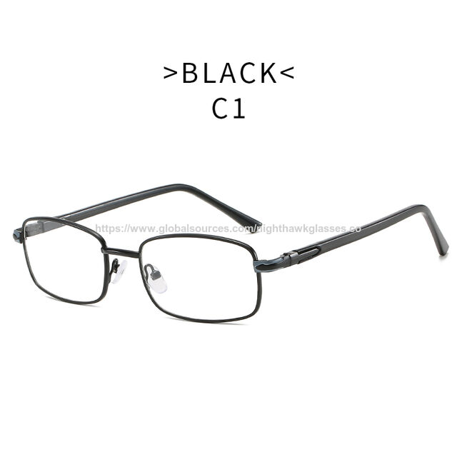 Low Price Men Metal Square Reading Glasses High Quality Full Rim Reading Glasses