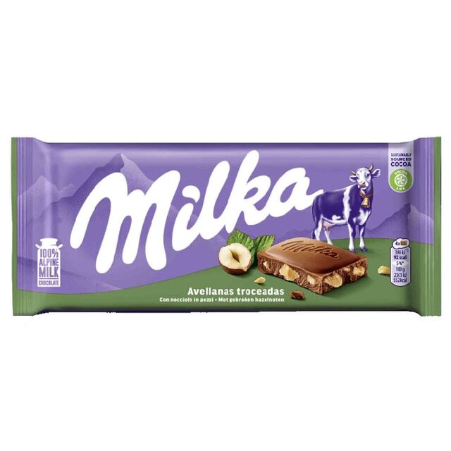 MILKA Chocolat Blanc au Lait, Barres de 100g 100% Lait Alpin en Vente et Export en gros