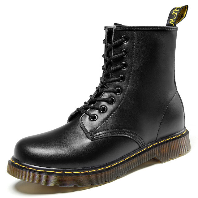 Unisex High-top For Martin Boots For Women Classic Hard Leather