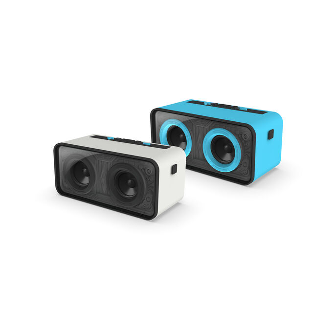 Haut-parleur Bluetooth Cyberpunk Mecha Series avec AUX TWS, batterie 2400mAh, enceinte portable 16W pour le gaming