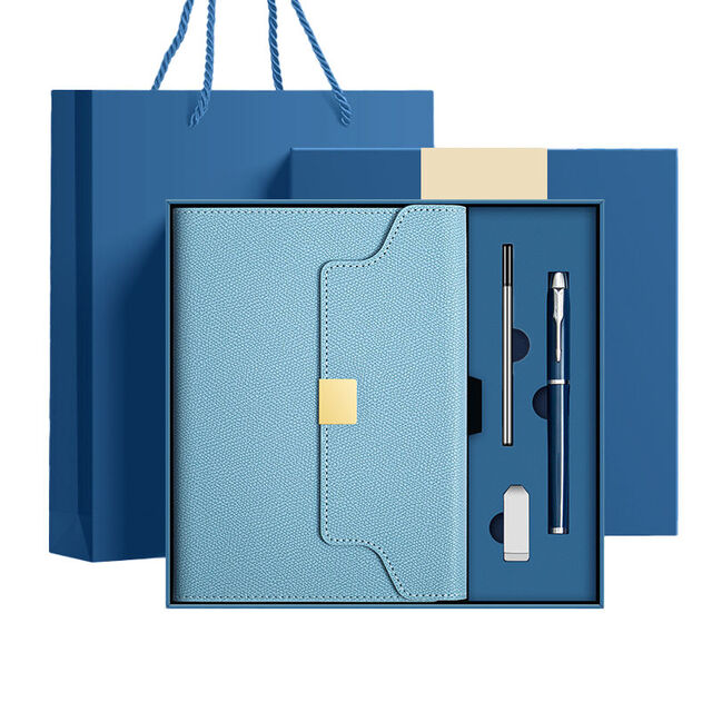Set de Cuaderno A5 de Lujo Personalizado, Tapa Dura de PU, Diario de Negocios con Bolígrafo, Termo y Caja de Regalo para Graduación y Promoción, Múltiples Colores