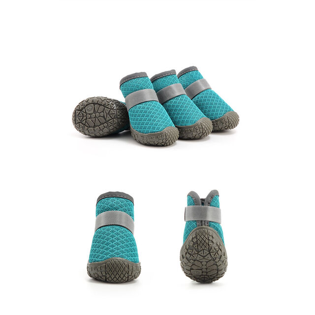 Zapatos Transpirables para Perros y Cachorros, Calzado Antideslizante, Impermeables, para Caminar al Aire Libre, de Malla Suave, para Mascotas, OEM for sale at factory direct price