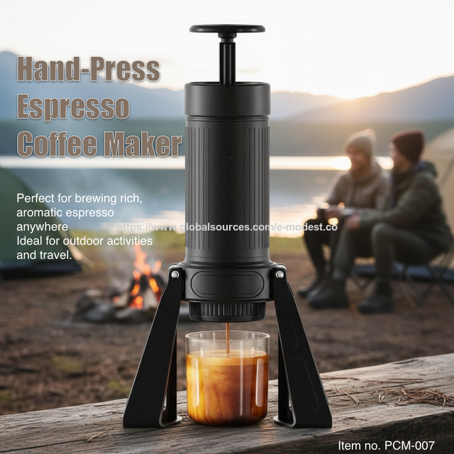 Pembuat Espresso Manual Portabel