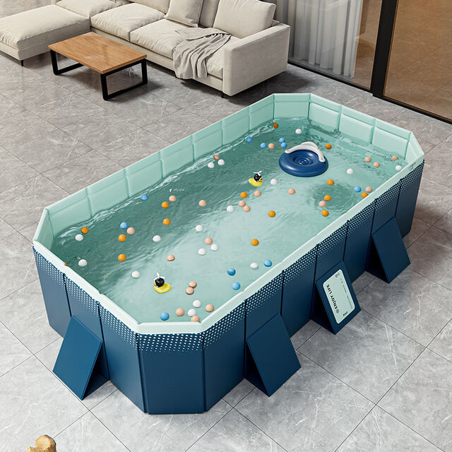 حمامات سباحة خارجية سميكة مقاومة للتآكل قابلة للنفخ وقابلة للطي، حمام سباحة للأطفال for sale at factory direct price