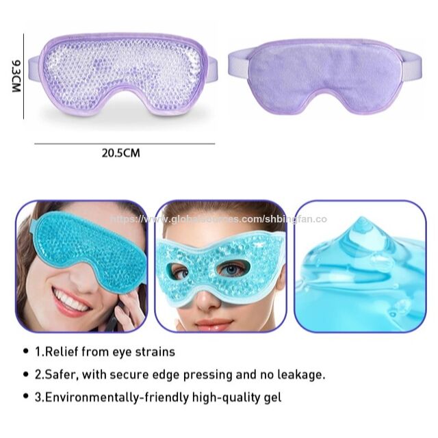 Antifaz de Gel Contorneado Ajustable con Bloqueo de Luz, Diseño Delgado y Lavable - Fabricante ODM en Shanghái for sale at factory direct price
