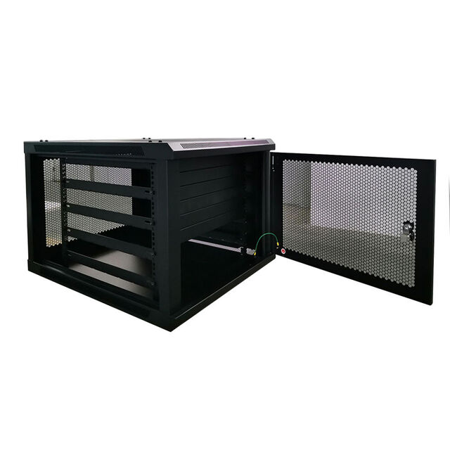 Soluções de Alta Qualidade Gabinetes com Ar Condicionado Rack de Servidor Padrão de Montagem de 19 Polegadas Gabinete de Rede com Porta de Malha de Aço