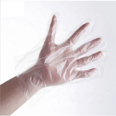Waterproof Embossed Grip LDPE Gloves - Food Grade, Multi-Purpose Disposable Plastic Gloves for Cleaning, Serving & Painting for sale at factory direct price