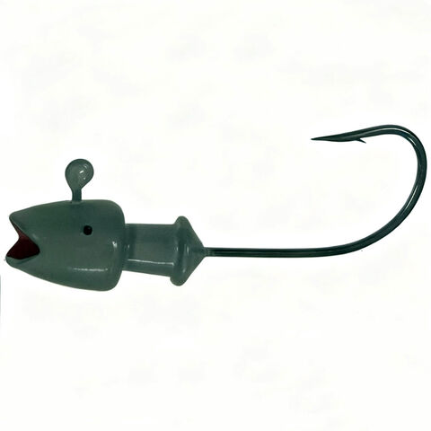 Têtes plombées de pêche en gros 14g/28g/32g/56g/82g, couleurs parfaites, conception réaliste pour la pêche au bar