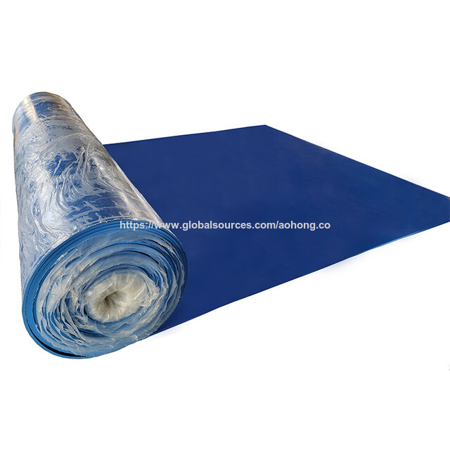 لفة صفائح مطاط طبيعي فاخرة للتعدين، صلابة 38 شور، مقاومة للتآكل ومضادة للتآكل for sale at factory direct price