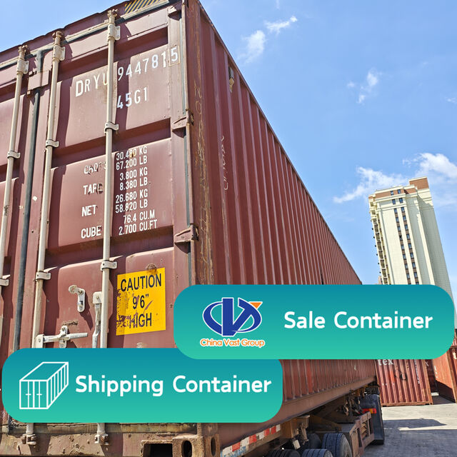 Used or Second Hand 85% New 40 Foot High Cube Metal Shipping Container for Sale
