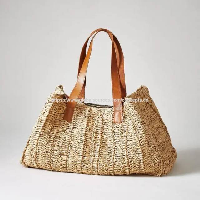 Sac fourre-tout en raphia Modèle No. CK25267976