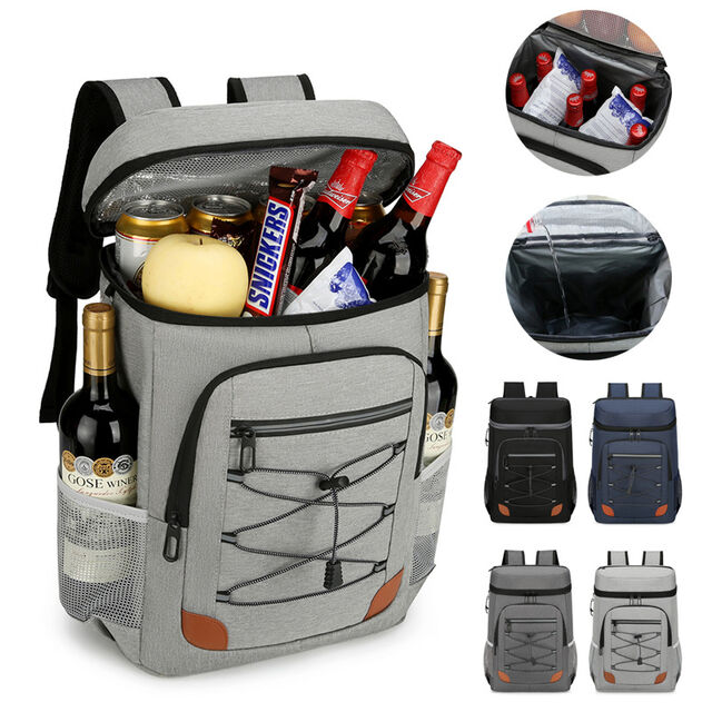 Kühlrucksack mit Frischhalte-Eispack - Outdoor Picknick Camping Lebensmittelaufbewahrung Kühltasche for sale at factory direct price