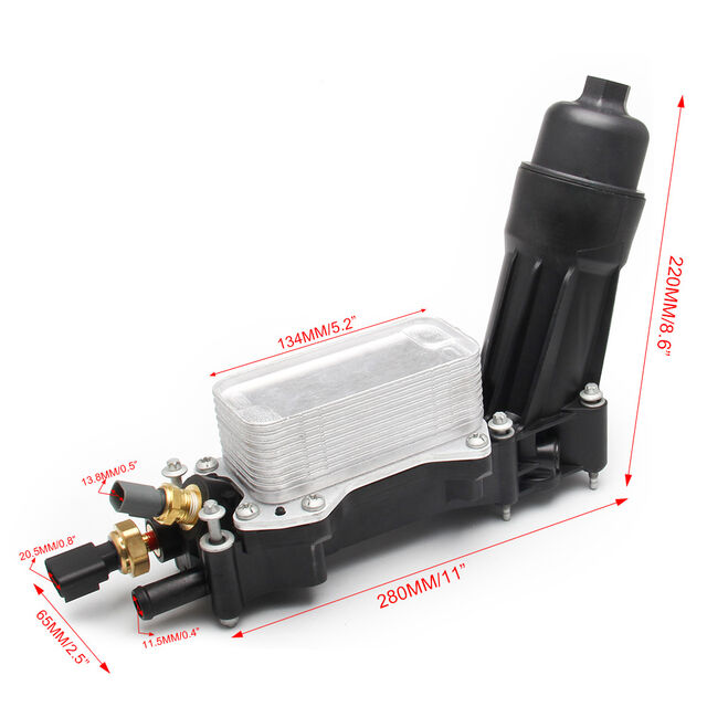 Aluminum Engine Oil Filter Housing with Oil Cooler and Filter Compatible with Select Models for sale at factory direct price