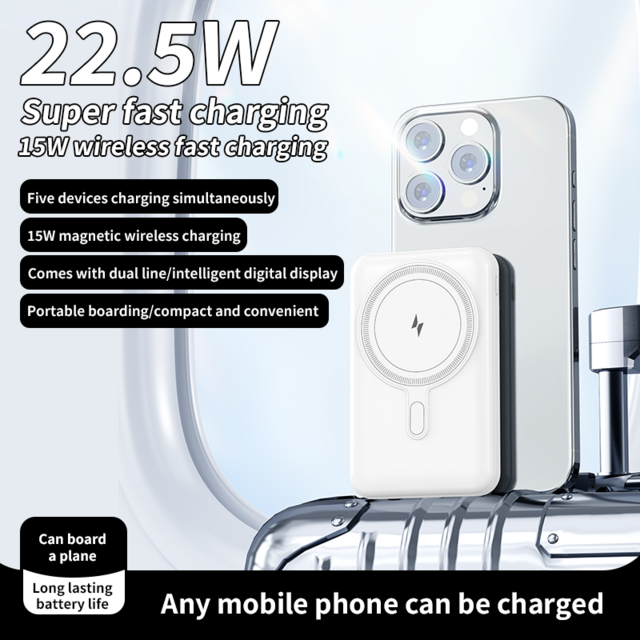 Neues Produkt OEM 22.5W PD Schnellladefunktion Tragbare Powerbank 10000mAh Kabellose magnetische Powerbank mit LED-Anzeige für iPhone for sale at factory direct price