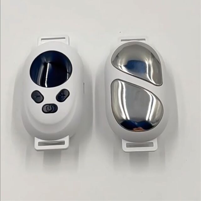 Machine d'aide au sommeil intelligente portable à chargement USB Mini compteur d'insomnie Pouls calme et soulagement de l'anxiété Blanc