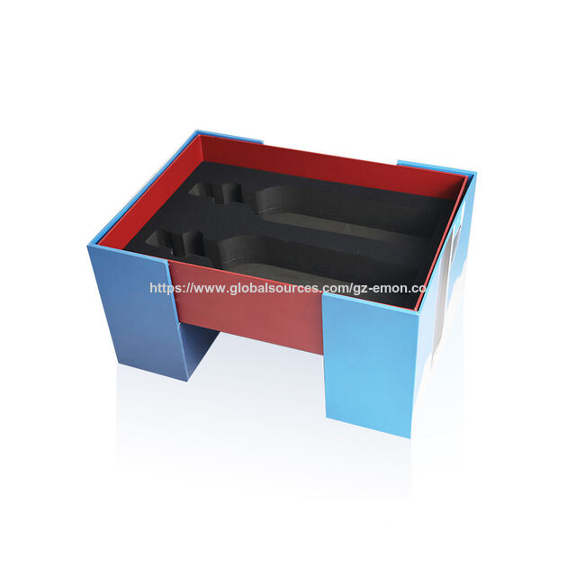 Caja de Vino de Alta Gama Impresión Personalizada Embalaje Caja de Vino con Tapa Abatible a Mano Caja de Regalo de Vino Azul al por Mayor for sale at factory direct price
