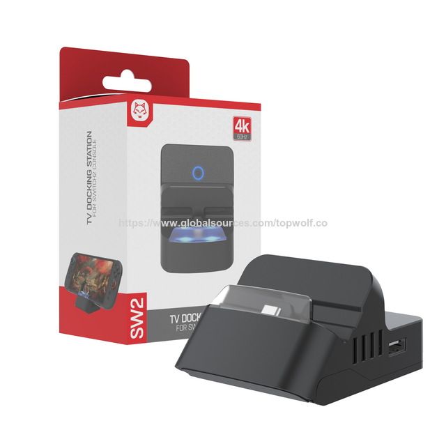 Estação de Acoplamento de TV HONSON 4K 60HZ para Console Switch2, Comutação de Modo TV/Tabletop, Suporte para Saída de Vídeo 4K, 1080P e 720P