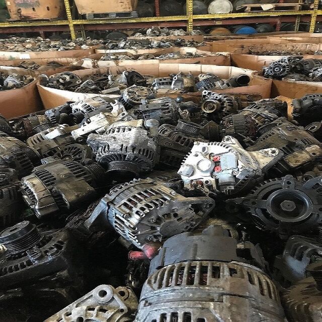 Sucata de motores elétricos de alta qualidade, alternadores e geradores usados para venda.