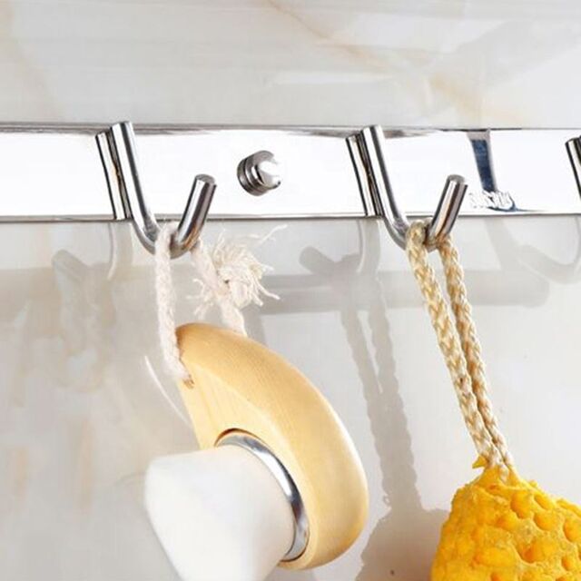 Toallero de baño de acero inoxidable 304, plegable, montado en la pared, estante plegable 304, toallero plegable, estante para ropa de baño for sale at factory direct price