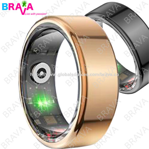 Anillos duraderos de 2,7 mm con control de gestos Bluetooth, impermeables IP68, monitoreo de frecuencia cardíaca y sueño, y tiempo de espera súper largo for sale at factory direct price