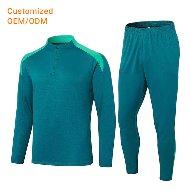 Conjunto de Calças de Moletom e Jaquetas de Agasalho Personalizado para Equipes de Futebol - Fatos de Treino Esportivos de Sublimação para Homens for sale at factory direct price