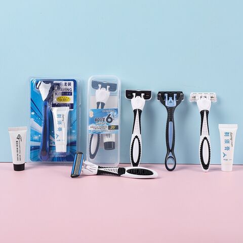 Kit de rasage à prix d'usine avec marque privée, kits de rasage pour hommes, kit de rasage en gros, kit de rasage pour hôtel, ensemble de rasage, ensemble de rasoir