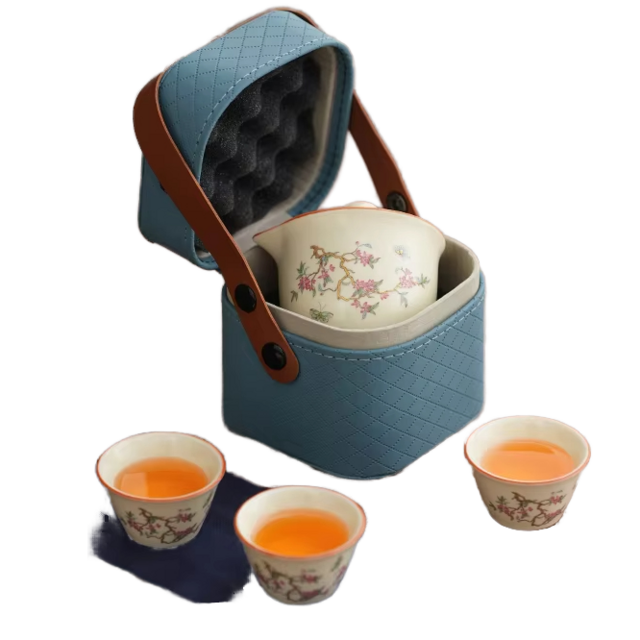 Bolsa protectora para juego de té, estuche de protección de cerámica para juego de té, bolsa portátil para juego de té para evitar roturas for sale at factory direct price