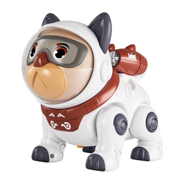 Chien Robot Intelligent Télécommandé pour Enfants, Chiot Robotique Programmable, Jouet de Chien Robot Cascadeur Interactif Intelligent