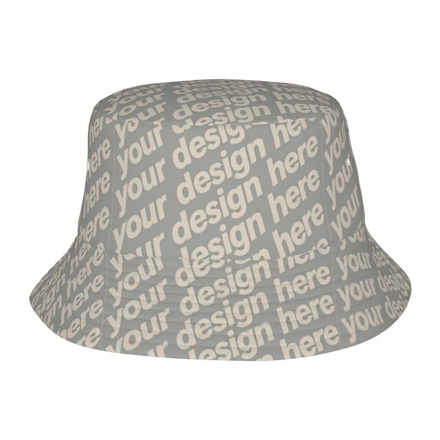 Benutzerdefinierte Sublimations-Bucket Hats, heißer Verkauf, 3D-Druck-Souvenir-Kappe, Unisex, faltbare Bucket Hats, wasserdichte Fischer-Outdoor-Hüte