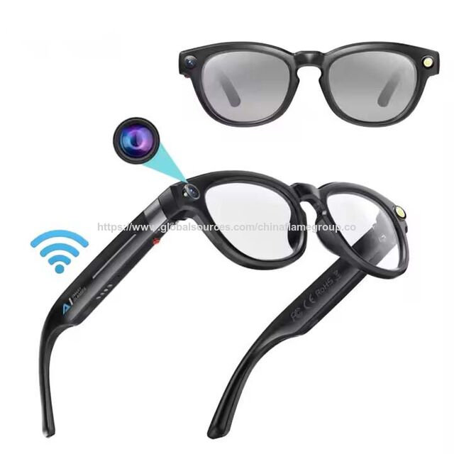Business Travel Wearable Eye Glasses Ai Translator Smart Glasses With ...