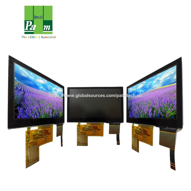 Módulo LCD TFT de 4.3 pulgadas con pantalla táctil capacitiva, OEM bienvenido