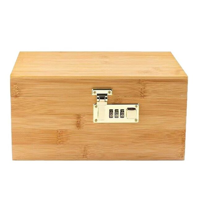 Boîte à maquillage en bois pour bureau, Boîte à maquillage en bois minimaliste, Boîte à maquillage en bois faite à la main, Boîte à maquillage en chêne massif